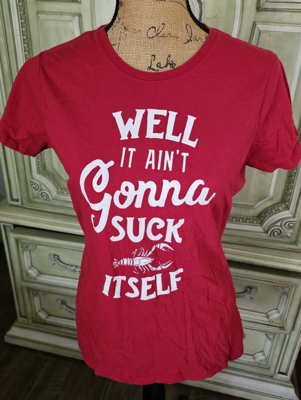 Women's Fitted Crawfish Shirt (M)